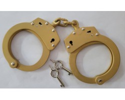 Double lock Chain Model Handcuff-ceramic coating gold