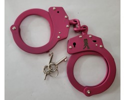 Double lock Chain Model Handcuff erotic pink