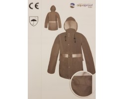 Waterproof jacket with reflective tapes