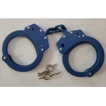Double lock Chain Model Handcuff-ceramic coating Blue