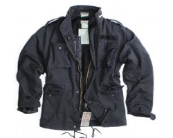 Field Jacket (Vintage) 2 in 1 U.S. M65 black new (stone-washed)
