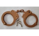Double lock Chain Model Handcuff-ceramic coating Bronze