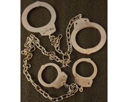 Handcuffs Hand & Leg Cuffs, 2 Keys