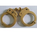 Double lock Chain Model Handcuff erotic gold